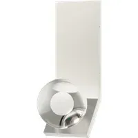 Sphere Wall Light with Crystal - Polished Nickel