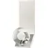 Sphere Wall Light with Crystal - Polished Nickel