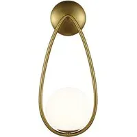 Spherical Wall Light - Burnished Brass