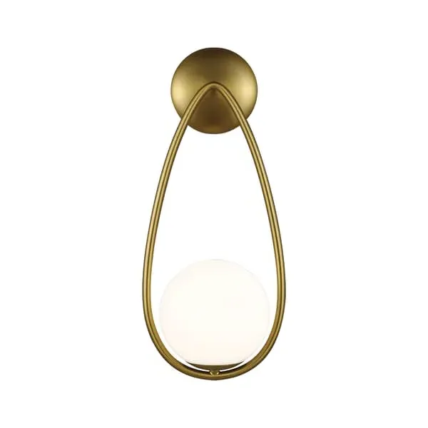 Spherical Wall Light - Burnished Brass