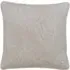 Square Cushion with Embroidery - Natural, Linen