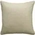 Square Cushion with Embroidery - Natural, Linen