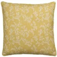Square Cushion with Feather Fill - Barley, Cotton