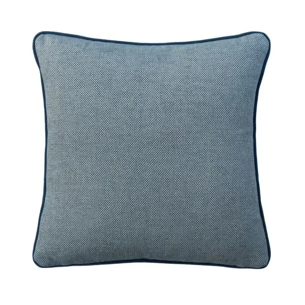 Square Cushion with Feather Fill - Blue Grey image