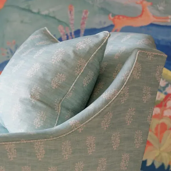 Square Cushion with Feather Fill - Brook, Linen
