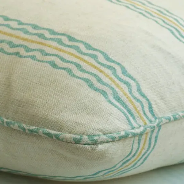 Square Cushion with Feather Fill - Brook, Linen