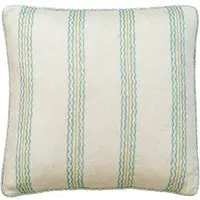 Square Cushion with Feather Fill - Brook, Linen