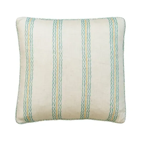 Square Cushion with Feather Fill - Brook, Linen image