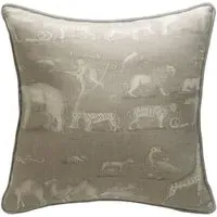 Square Cushion with Feather Fill - Canvas, Linen