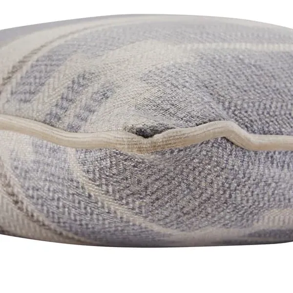 Square Cushion with Feather Fill - Cloud, Linen