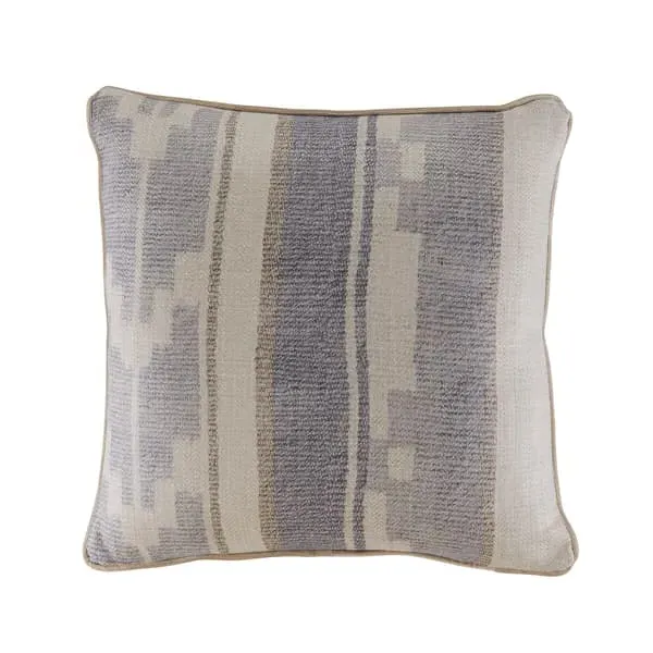 Square Cushion with Feather Fill - Cloud, Linen