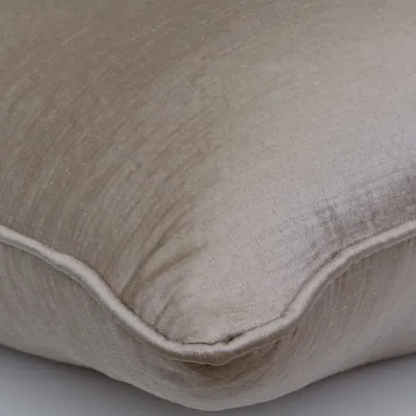 Square Cushion with Feather Fill - Cloud, Satin