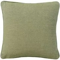Square Cushion with Feather Fill - Green