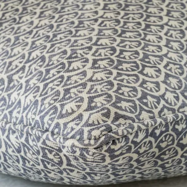 Square Cushion with Feather Fill - Iris, Fabric