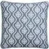 Square Cushion with Feather Fill - Iris, Linen