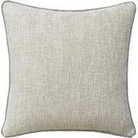 Square Cushion with Feather Fill - Linen, Cotton