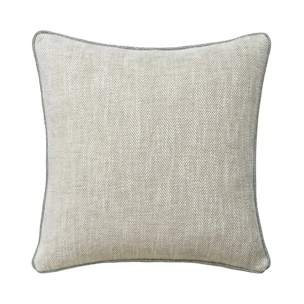Square Cushion with Feather Fill - Linen, Cotton