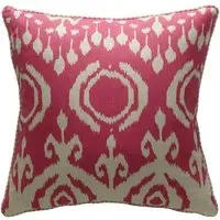 Square Cushion with Feather Fill - Paradise, Linen