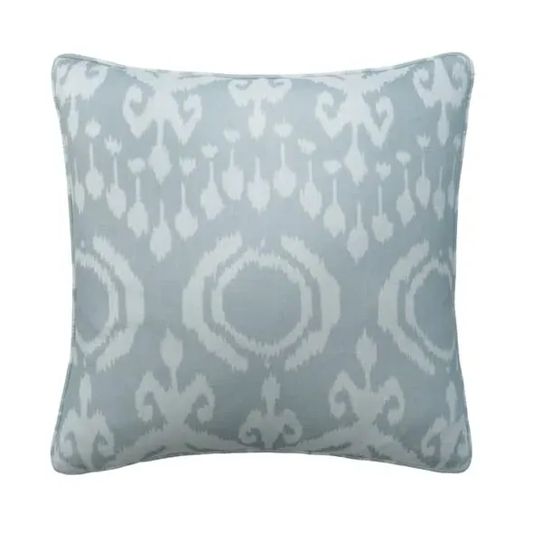 Square Cushion with Feather Fill - Powder, Linen