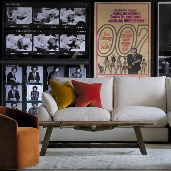 Square Cushion with Feather Fill - Raw Umber, Velvet