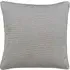 Square Cushion with Feather Fill - Silver, Cotton