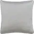 Square Cushion with Feather Fill - Silver, Satin