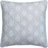 Square Cushion with Feather Fill - Sky, Linen
