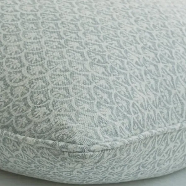 Square Cushion with Feather Fill - Sky, Linen