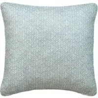 Square Cushion with Feather Fill - Sky, Linen
