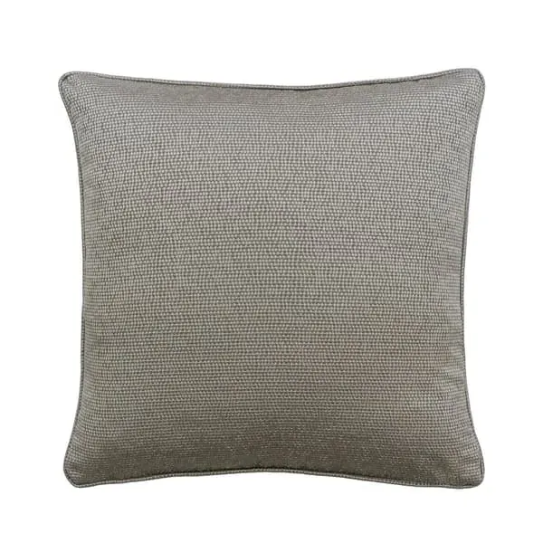 Square Cushion with Feather Fill - Smoke, Cotton