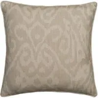 Square Cushion with Feather Fill - Stone, Linen