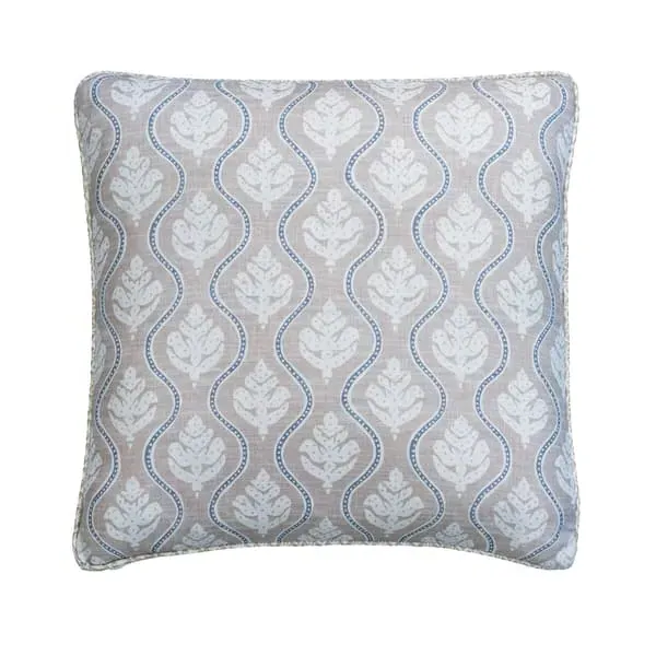 Square Cushion with Feather Fill - Stone, Linen
