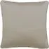 Square Cushion with Feather Fill - Stone, Satin