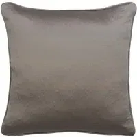 Square Cushion with Feather Fill - Thunder, Satin
