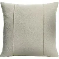 Square Cushion with French Seam - Ivory, Bouclé