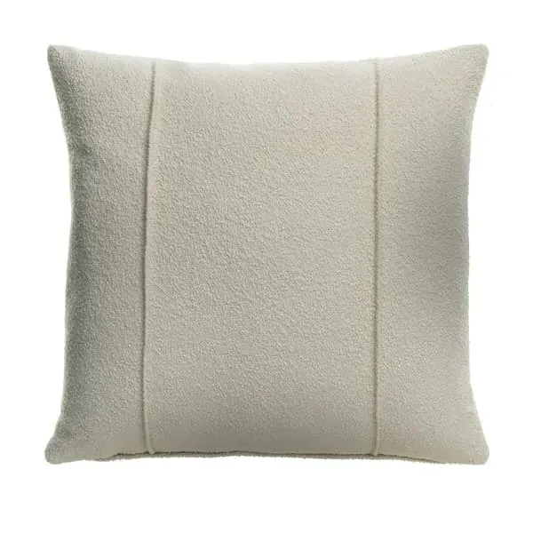 Square Cushion with French Seam - Ivory, Bouclé image