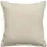 Square Cushion with Oxford Trim - Chalk, Linen