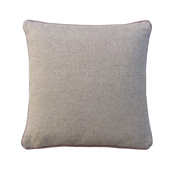 Square Cushion with Piping - Granita, Linen Blend