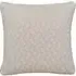 Square Cushion with Piping - Ivory, Velvet