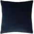 Square Cushion with Piping - Navy, Velvet