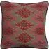 Square Cushion with Piping - Pink, Cotton Blend