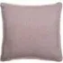 Square Cushion with Squiggle Print - Pink, Linen