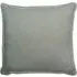 Square Cushion with Squiggle Print - Sky, Linen
