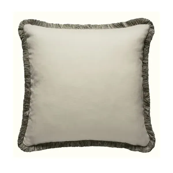 Square Cushion with Trim - Cloud, Linen image