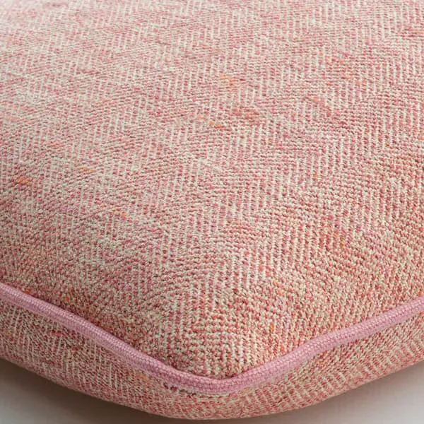 Square Feather Cushion with Piping - Dolce, Cotton