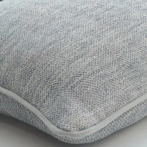 Square Feather Cushion with Piping - Gelato, Cotton
