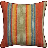 Square Outdoor Cushion - Brick, Hollowfibre