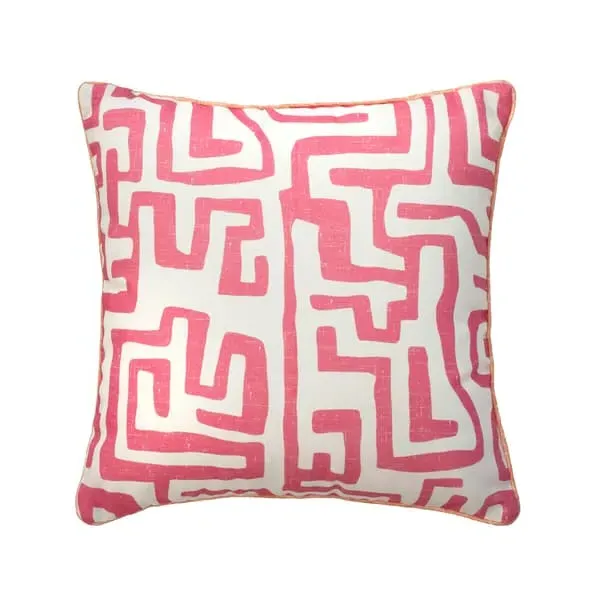 Square Outdoor Cushion Shower Resistant - Pink image