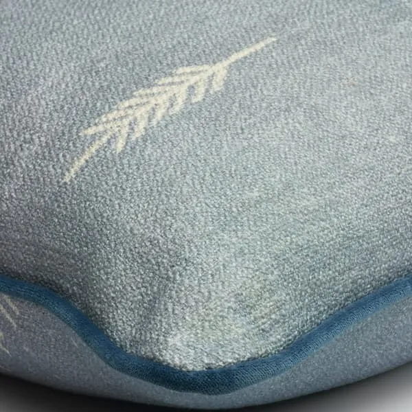 Square Outdoor Cushion with Hollowfibre - Denim