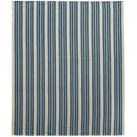 Striped Indoor/Outdoor Rug - Blue, Recycled P.E.T.
